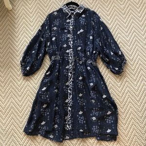 Apiece Apart silk dress size 2